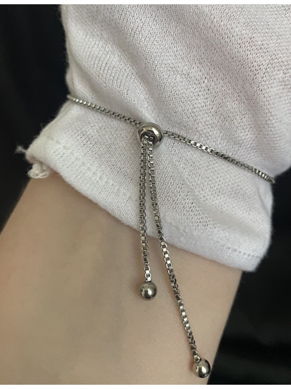 Браслет затяжка Гвоздь серебряного цвета 33457