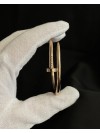 Браслет - манжет Цвях золотого кольору 33357