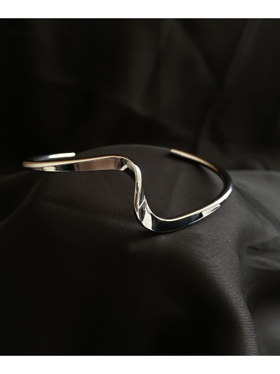 Браслет - манжет срібного кольору 33048