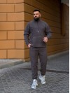 Чоловічий  флiсовий костюм графiтового кольору 35066