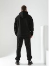 Чоловічий спортивний костюм на флiсi чорного кольору 34198