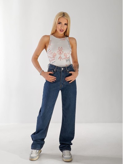 Джинси Ady Straight жіночі синього кольору 33171