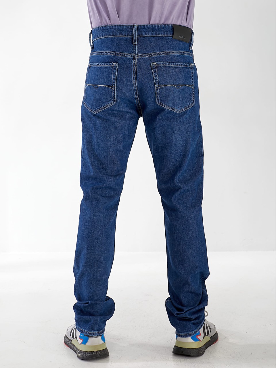 Джинсы Antonie Straight мужские синего цвета 32975