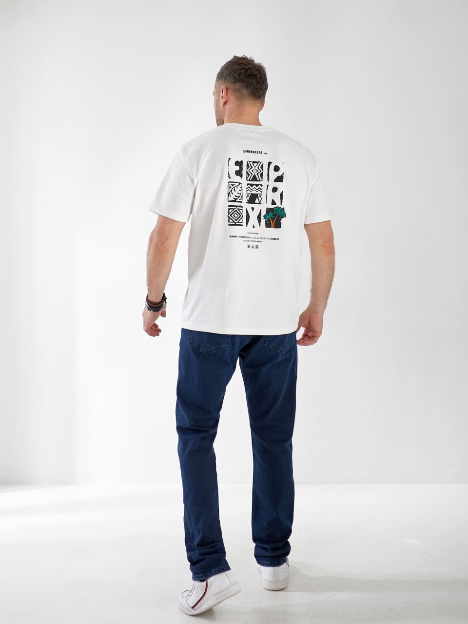 Джинси Antonie Straight чоловічі темно-синього кольору 32974