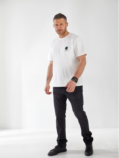 Джинси Gyan Straight чоловічі темно-сiрого кольору 32987