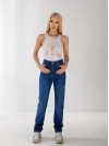 Джинсы Holo Mom женские синего цвета 33172