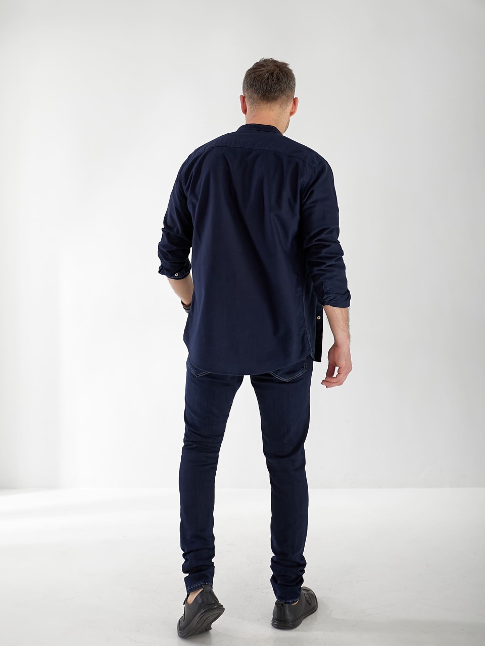 Джинси Maxen Skinny чоловічі темно-синього кольору 33027