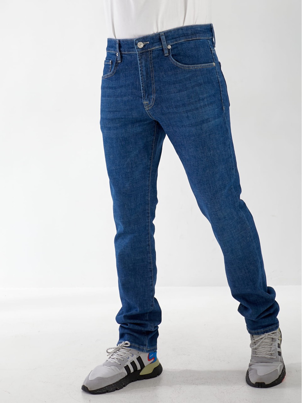 Джинсы Maxen Straight мужские светло-синего цвета 32973