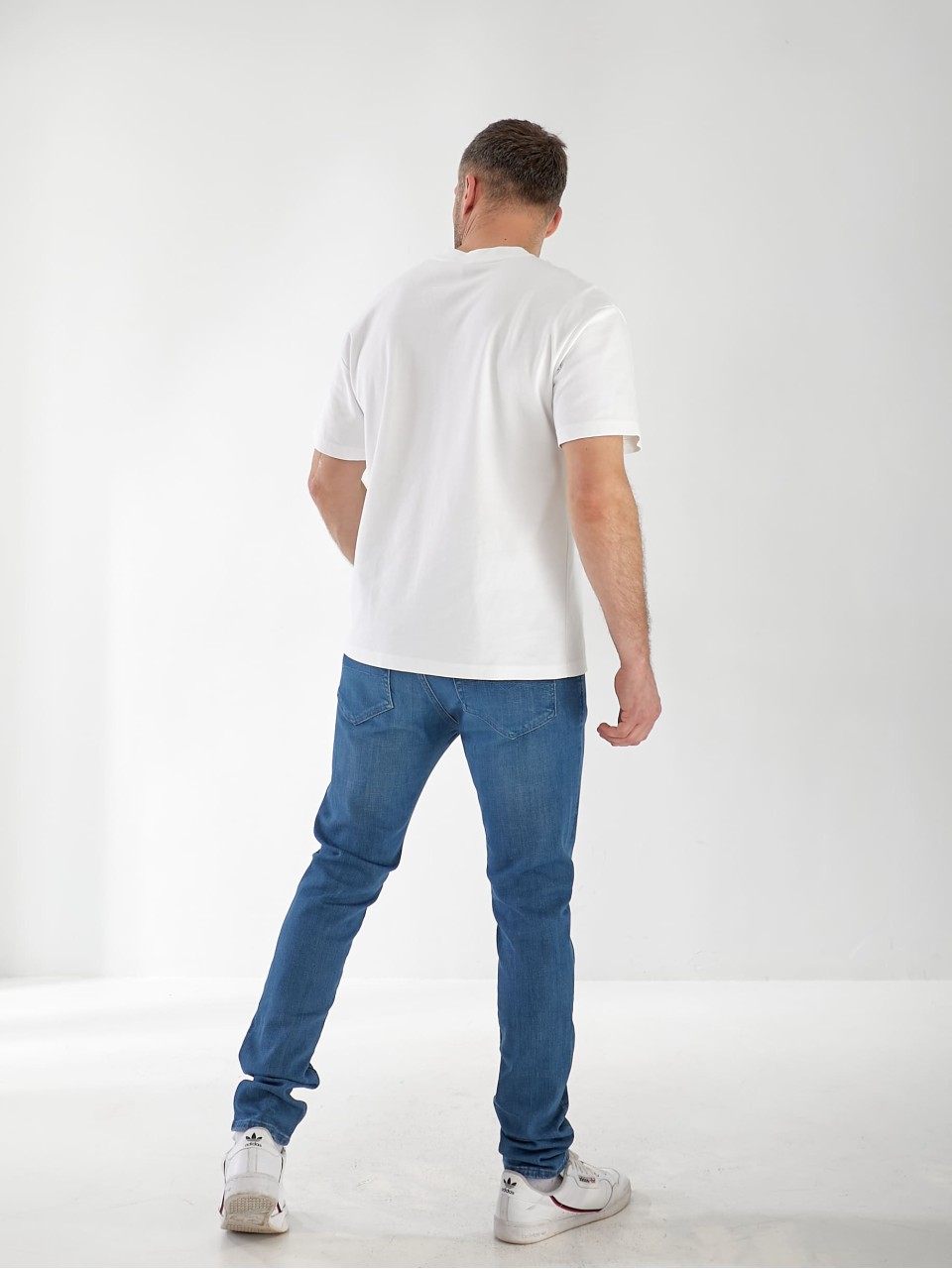 Джинси Maxon Straight чоловічі синього кольору 32970