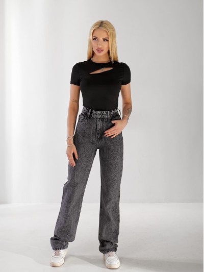 Джинси Stanley Straight жіночі сiрого кольору 33170