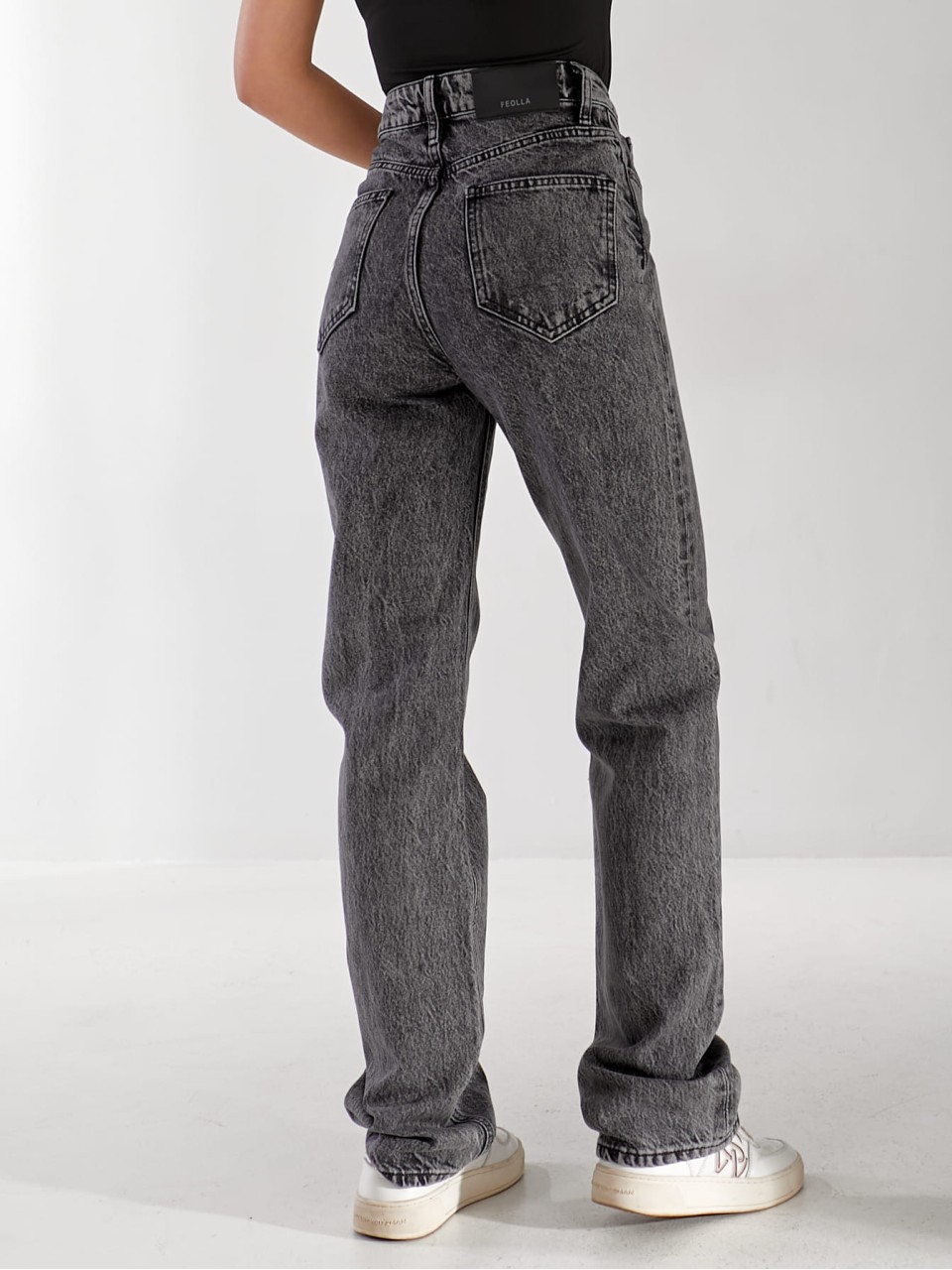 Джинсы Stanley Straight женские серого цвета 33170