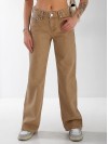 Джинси Stanley Wide leg жіночі бежевого кольору 33060