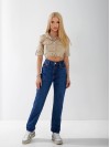 Джинсы Stanley Mom женские синего цвета 33045