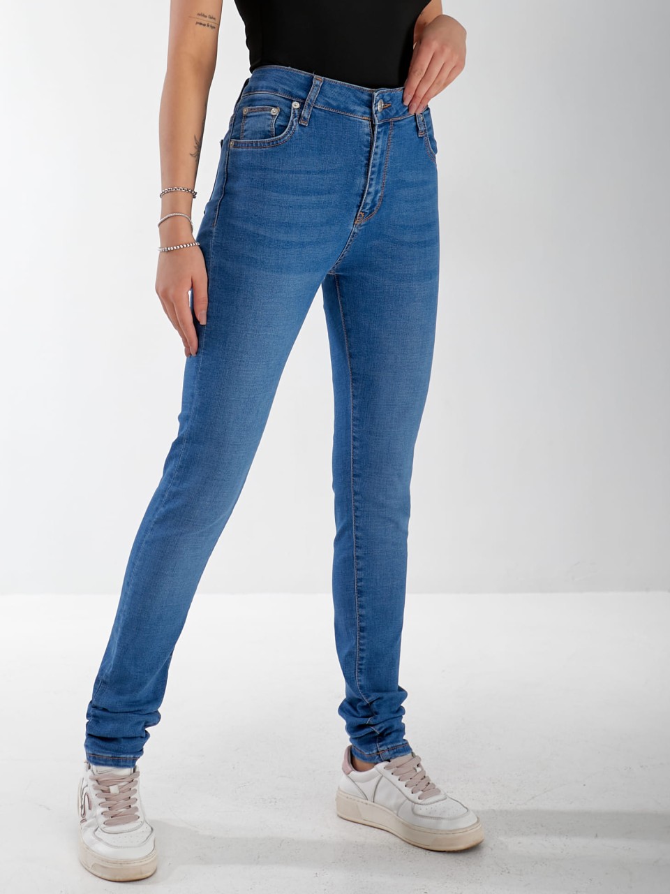 Джинси Voyage Skinny жіночі свiтло-синього кольору 33055