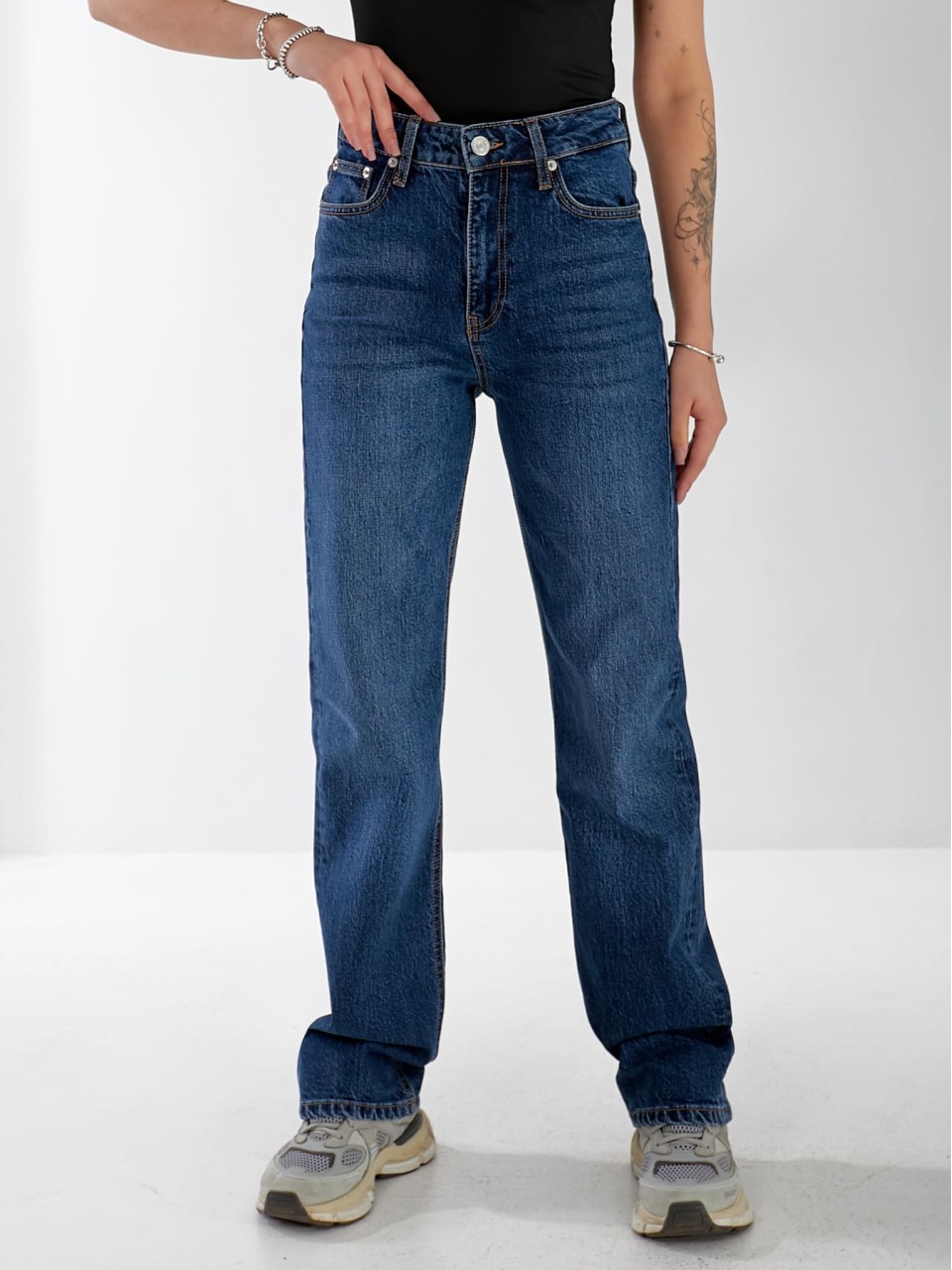 Джинси Xvaier Bootcut жіночі  синього кольору 33052