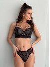 Елегантний комплект жіночої білизни чорного кольору 27897 VL