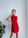 Гарна базова сукня червоного кольору 28857