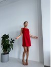 Гарна базова сукня червоного кольору 28857