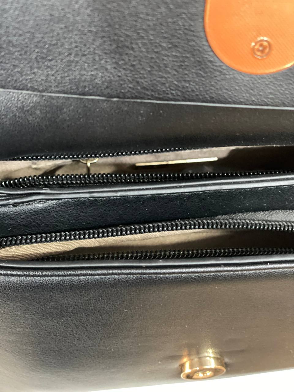 Класична маленька жіноча сумка із еко-шкіри чорного кольору 31995