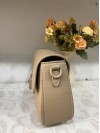 Класична жіноча сумка з еко-шкіри бежевого кольору 31929