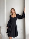 Классическое платье мини черного цвета 30906