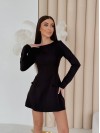 Класична сукня мiнi чорного кольору 31267