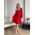 Классическое платье мини красного цвета 30910