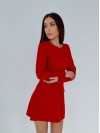 Класична сукня мiнi червоного кольору 31266