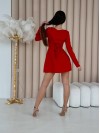 Класична сукня мiнi червоного кольору 31266