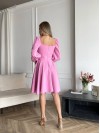 Классическое платье мини розового цвета 30907