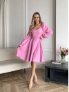 Классическое платье мини розового цвета 30907
