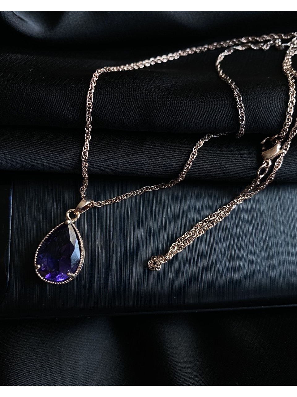 Кулон "Зірочка" з ланцюжком золотого кольору 32421