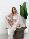 Костюм-двійка бежевого кольору 24680