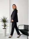 Костюм-тройка чёрного цвета 24430