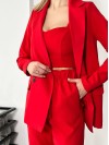 Костюм-трійка червоного кольору 24435