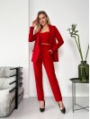 Костюм-трійка червоного кольору 24435