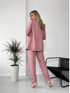 Костюм-трійка кольору запорошена троянда 24433
