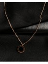 Кулон з ланцюжком золотого кольору 30619