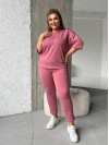 Легкий спортивний костюм пудрового кольору 30945