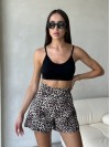 Леопардові шорти міні 28522 Ordio