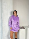 Махрова сукня-туніка лавандового кольору 29380