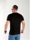 Чоловіча базова футболка чорного кольору 33256