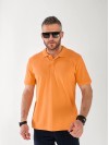 Чоловіча футболка-поло помаранчевого кольору 33231