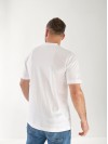 Чоловіча футболка з написом білого кольору 33367