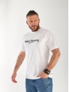 Чоловіча футболка з написом білого кольору 33367