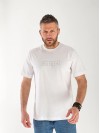 Чоловіча футболка з написом білого кольору 33455