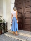 Шовкова спідниця блакитного кольору 28639
