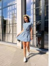 Літня сукня блакитного кольору 28379