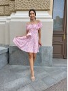 Чарівне плаття міні рожевого кольору 32721