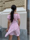 Чарівне плаття міні рожевого кольору 32721